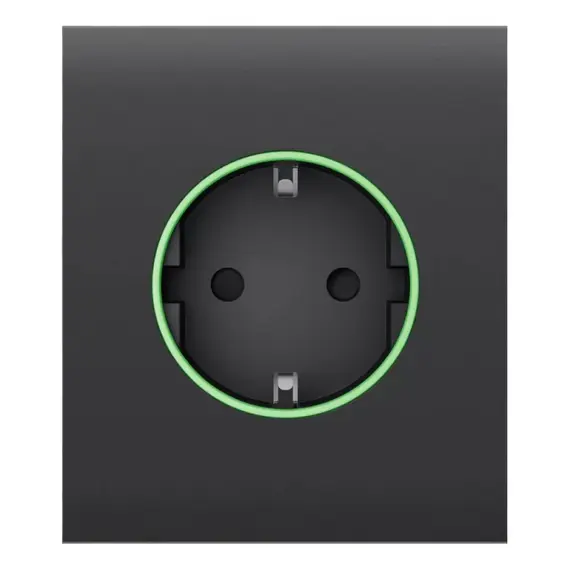 AJAX SYSTEMS Ajax CenterCover (basic) előlap Outlet (type F) intelligens aljzathoz, grafit